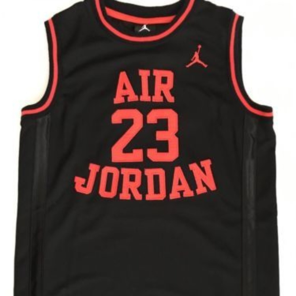 NWT Nike Air Jordan Jumpman Black/Red Jersey, XS